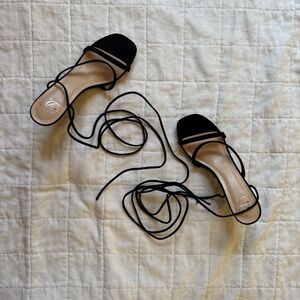 Elegant Black Strappy Sandals